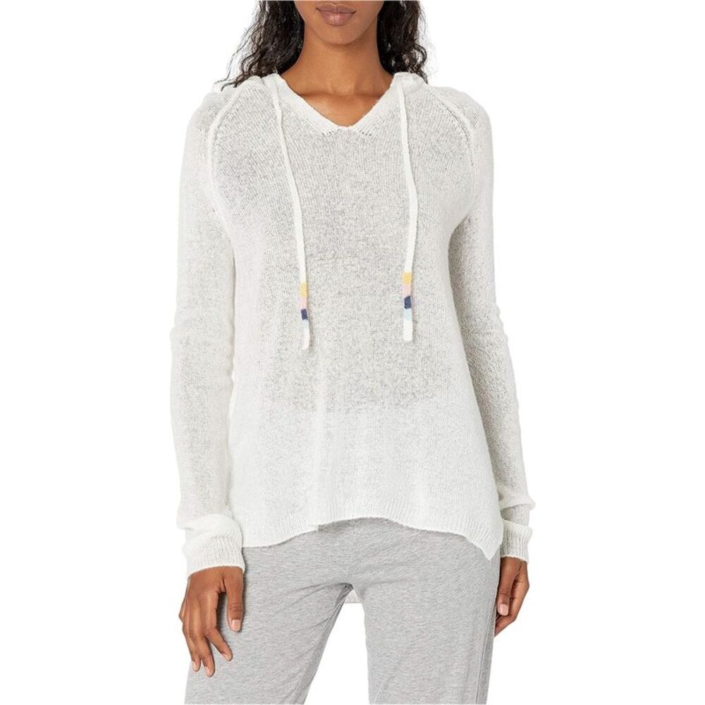 P.J. Salvage Womens Palm Tree Hooded Sweater, NWT